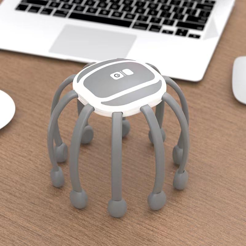 Azpen Head Massager with 14 Massaging Claws and 5 Vibrating Modes and Bluetooth Music