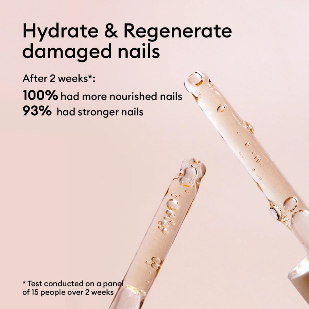 Manucurist - Complete Serum, Care for Damaged Nails and Cuticles, Hydrates and Regenerates Nails which Break Easily, Non-Greasy Gel Texture, Up to 86.5% Bio-sourced, Made in France, 0.5 fl oz