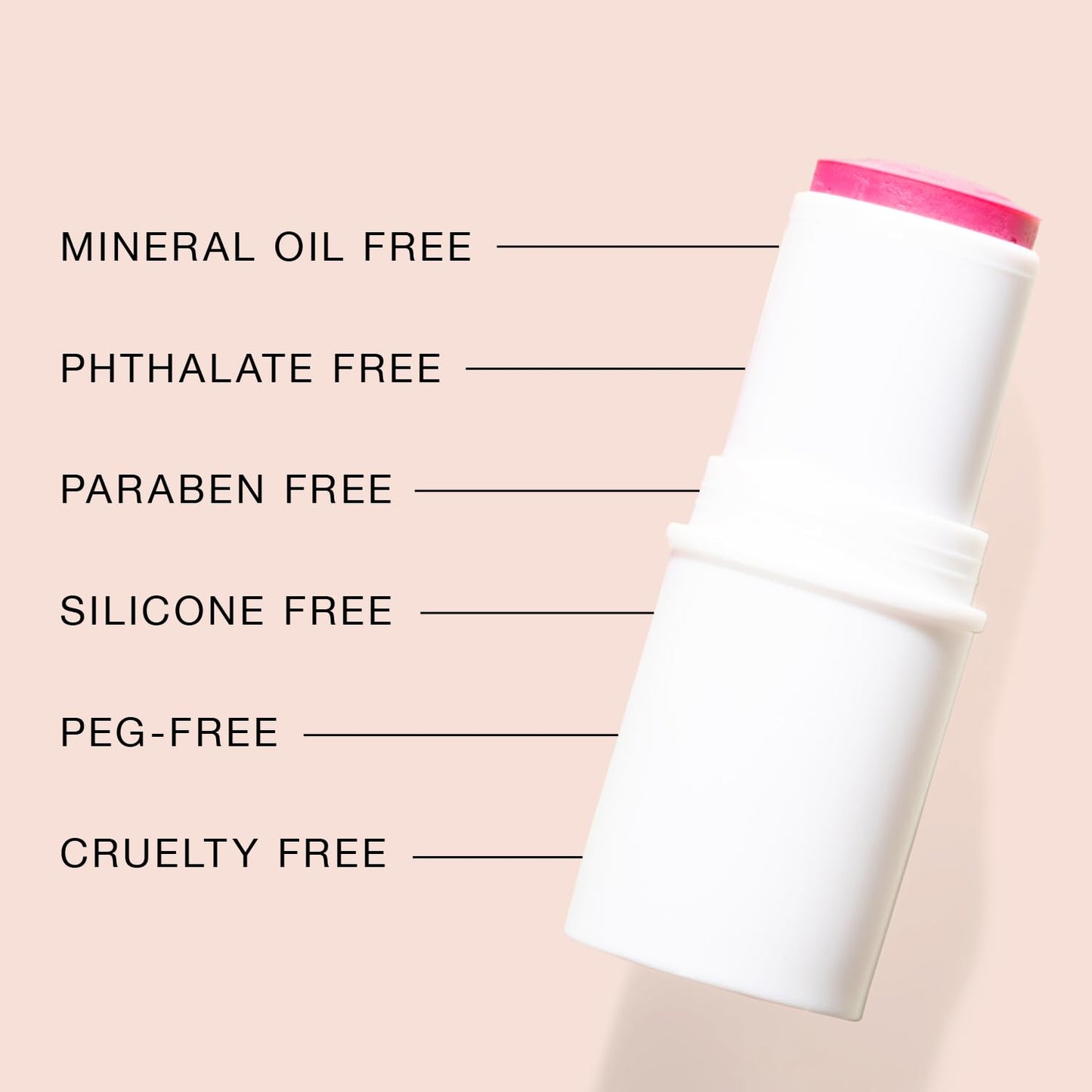 Boomstick Peony Pink ™ - Multistick for Cheeks & Lips - Vegan, Cream Blush Stick & Lipstick - Makeup for Older Women & Mature Skin Boom Stick By Cindy Joseph