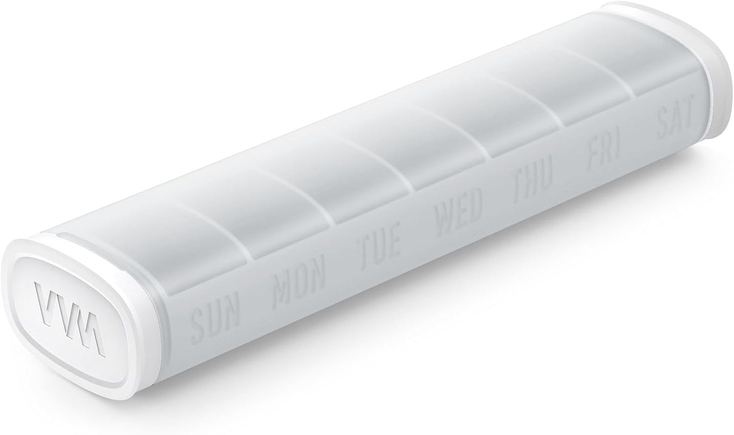 VVM Weekly Pill Organizer 7 Day, Daily Pill Box, Arthritis-Friendly Travel Pill Case, Cute Drawer-Slide Pill Holder for Vitamins, Supplements, Medicine Pill Organizer