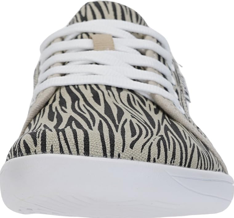 WHITIN Women's Canvas Barefoot Shoes | Wide Width Minimalist Sneakers | Classic Fit Low Top