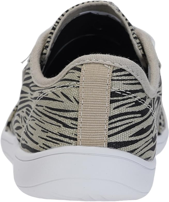 WHITIN Women's Canvas Barefoot Shoes | Wide Width Minimalist Sneakers | Classic Fit Low Top