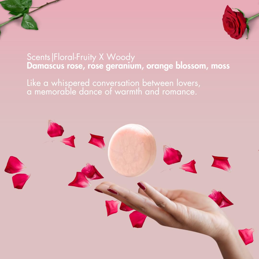 pH-Balanced Shampoo Bars | Sulfate-Free, Paraben-Free | Deep Hydration with Natural Oils | Travel-Friendly & Long-Lasting | 01 Blossom Bliss