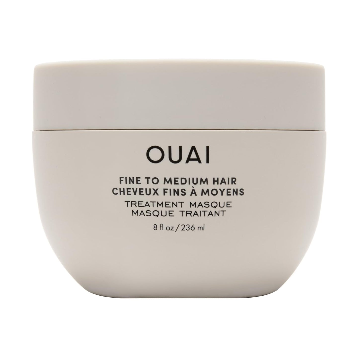 OUAI Fine to Medium Hair Treatment Masque - Hydrating Hair Mask to Help Repair Strands & Increase Shine - With Shea Butter, Keratin and Panthenol - Paraben, Phthalate & Sulfate Free (8 Fl Oz)