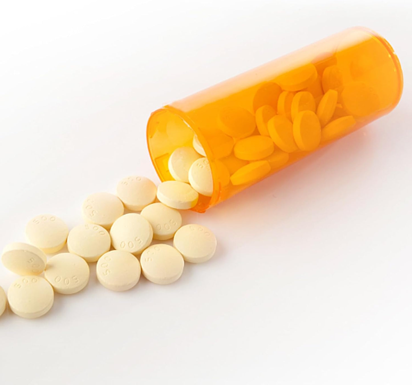 Empty Plastic Pill Bottles with Easy Open Caps (Not Child Resistant), Prescription Medication Vials, Clear Containers Pill Cases Dispenser Organizers (12pcs, 40 Dram)