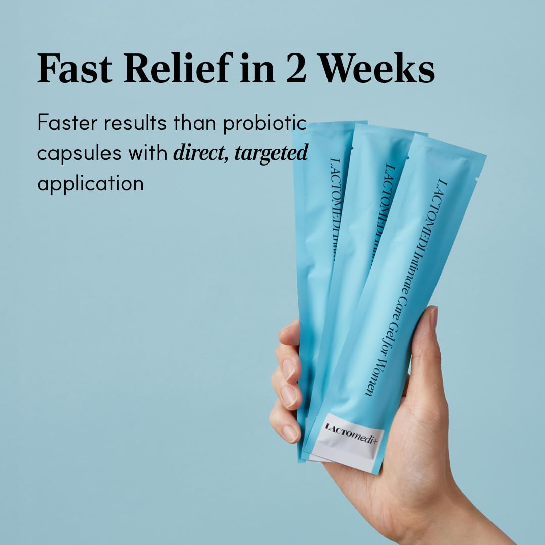 LACTOMEDI Intimate Care Gel | 20-Day Intensive Care Package | Vaginal Probiotics Applicator | Yeast Infection Care | BV Gel | pH Balance Gel | Itchiness and Unpleasant Odor | 1Box x 20pcs