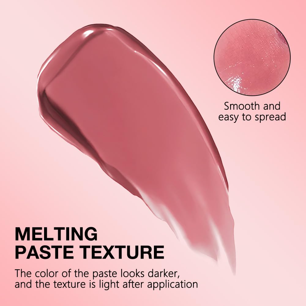 2Pcs Honey Tinted Lip Balms Lip Stain, Sheer Hydrating Lip Skin Tint, Gloss Balm Moisturizing Lip Color for All Skin Tones, Nourishing Lip Balm with a Hint of Natural Black Cherry Tint