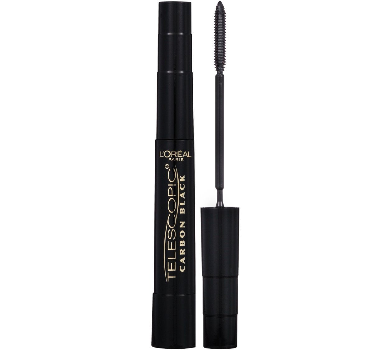 L'Oréal Paris Makeup True Match Lumi Glotion Fair 1.35oz & Telescopic Original Lengthening Mascara Carbon Black 0.27oz