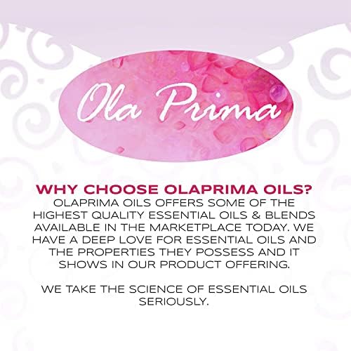 Ola Prima Lemongrass Essential Oil 4 oz Lemon Grass Essential Aromatherapy Oil for Skin, Hair and Diffuser