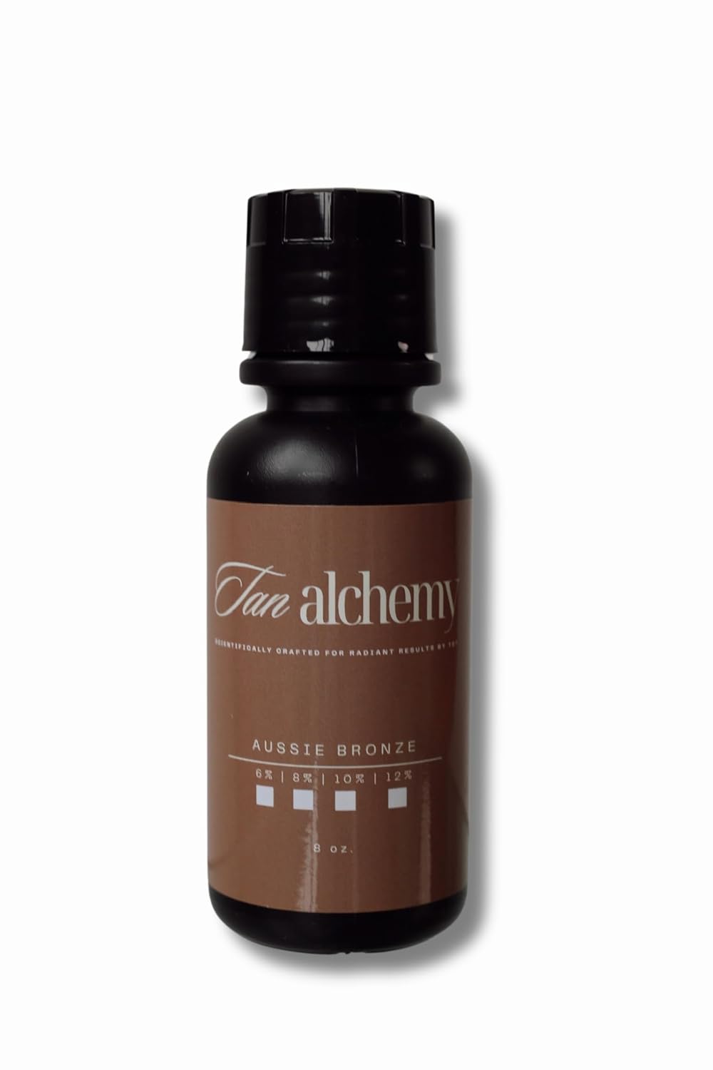 Tan Alchemy, Aussie Bronze 6% Light Sunless Airbrush Spray Tanning Solution (8 Fl Oz (Pack of 1)