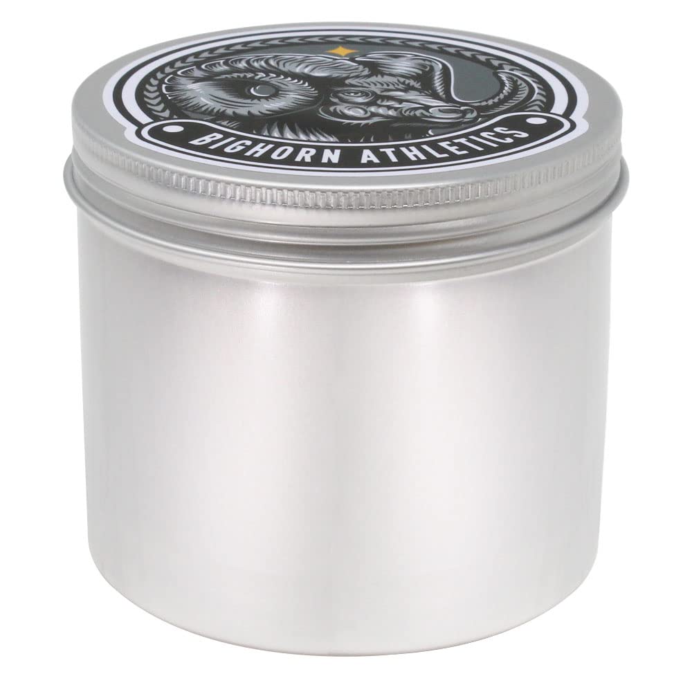 Bighorn Athletics Silver Tin Can Holder, Medium | Holds 8-rolls of 0.3-Inch Athletic Finger Tape | Tape Not Included
