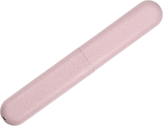 VOCOSTE 1pcs, Traveling Toothbrush Holders Case, PP Toothbrush Case for Travel Business, Pink, 8.07''x1.22''x0.83''