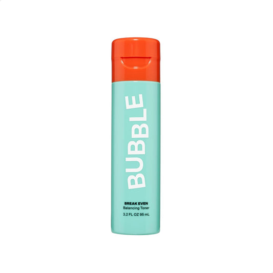 Bubble Skincare Break Even Balancing Face Toner - Gentle Exfoliating Toner & Pore Minimizer for Normal to Oily Skin Types - Skin Care Formulated with Green Tea Extract and Niacinamide (100ml)