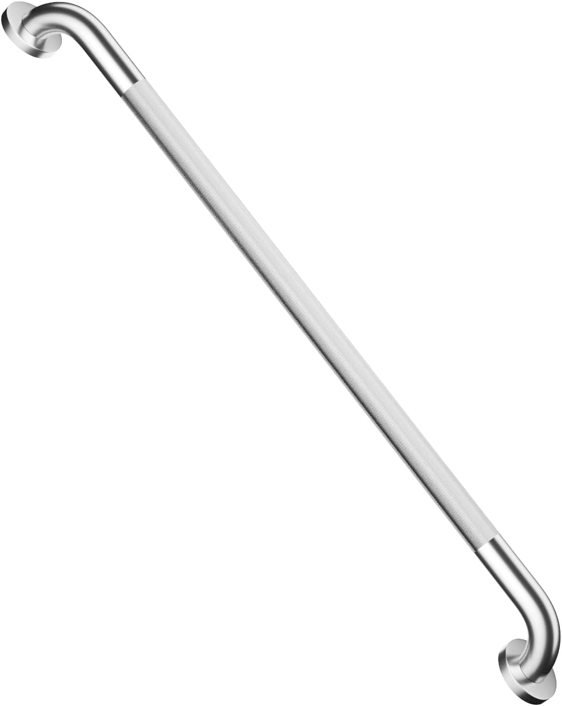 32 Inch Anti Slip Shower Grab Bar, Munzong Stainless Steel Bathroom Grab Bar, Satin Brushed Nickel Knurled Bathroom Balance Bar,Safety Hand Rail Support Handicap Elderly Senior Assist Bath Handle