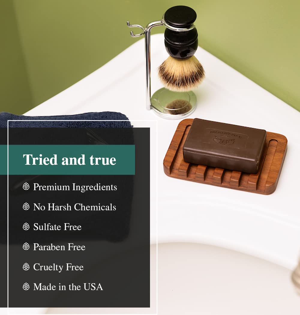 Packer's Pine Tar Soap | The Original Mens Body Soap Made With Natural Pine Tar and Pine Oils | All Natural Mens | Paraben, Sulfate, and Creosote Free (3 Pack)