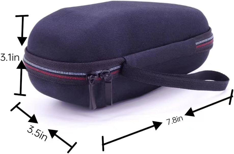 Hard Storage Case Compatible with Philips Norelco Shaver 2100 2300 3500 6800 3100 5500 5100 5300 5700 6880 7100 - Travel Carry Electric Razor Hard Case 1 Pack - Black