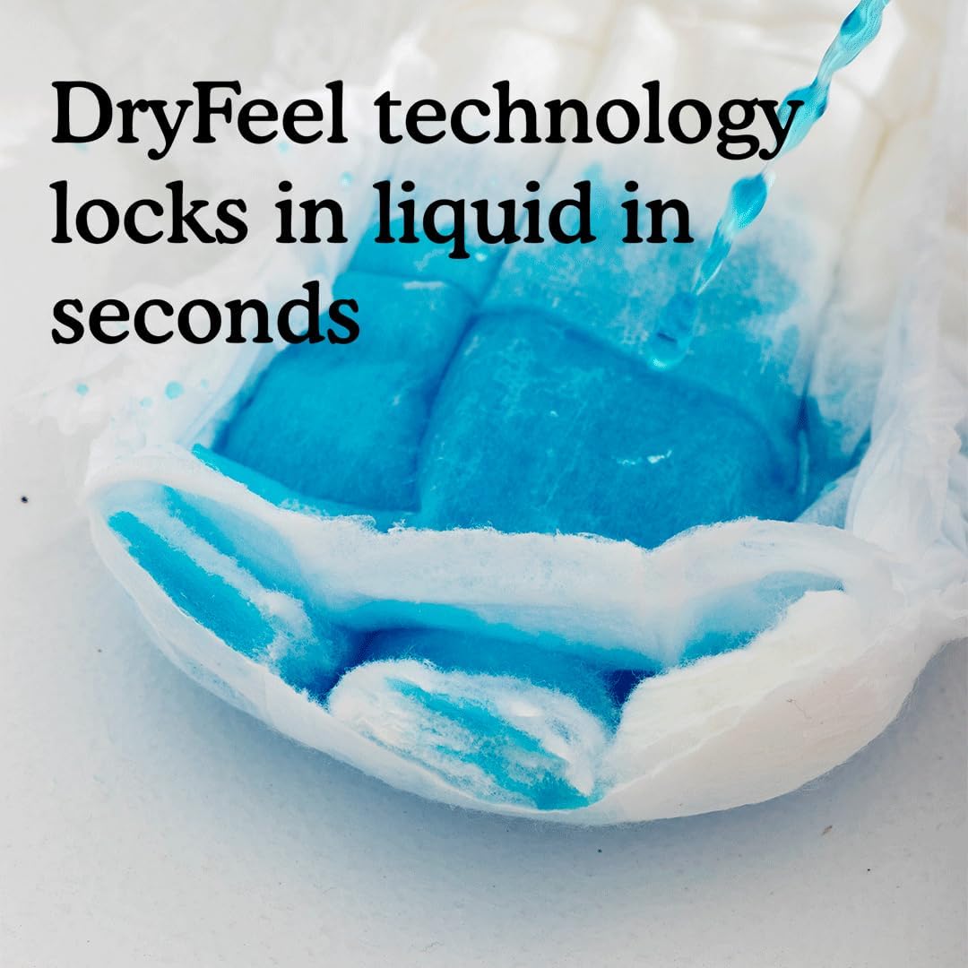 Because Adult Incontinence Underwear for Sensitive Skin - Women - Premium Overnight Disposable Briefs, Anti Odor - White, Large - Absorbs 6 Cups - 14 Count (Pack of 1)