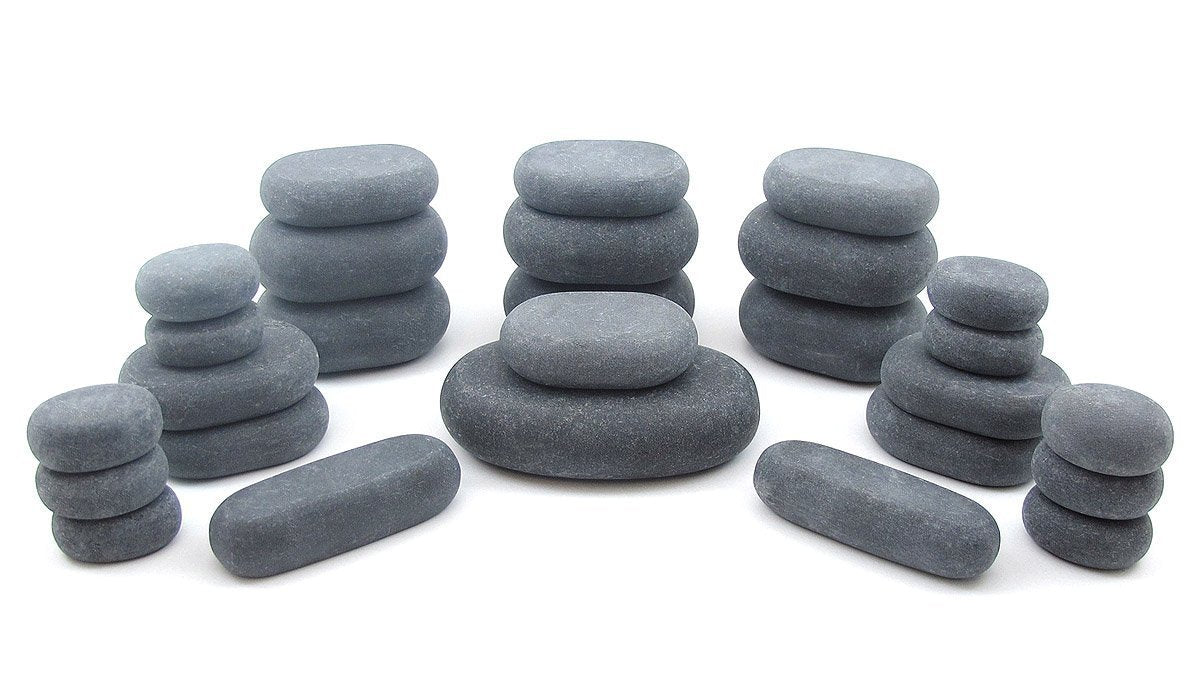 Hot Stone Warmer Zabrina Massage Stones Warmer HOT STONE MASSAGE KIT: 27 Basalt Stones + 6.5 Quart Hot Stone Heater