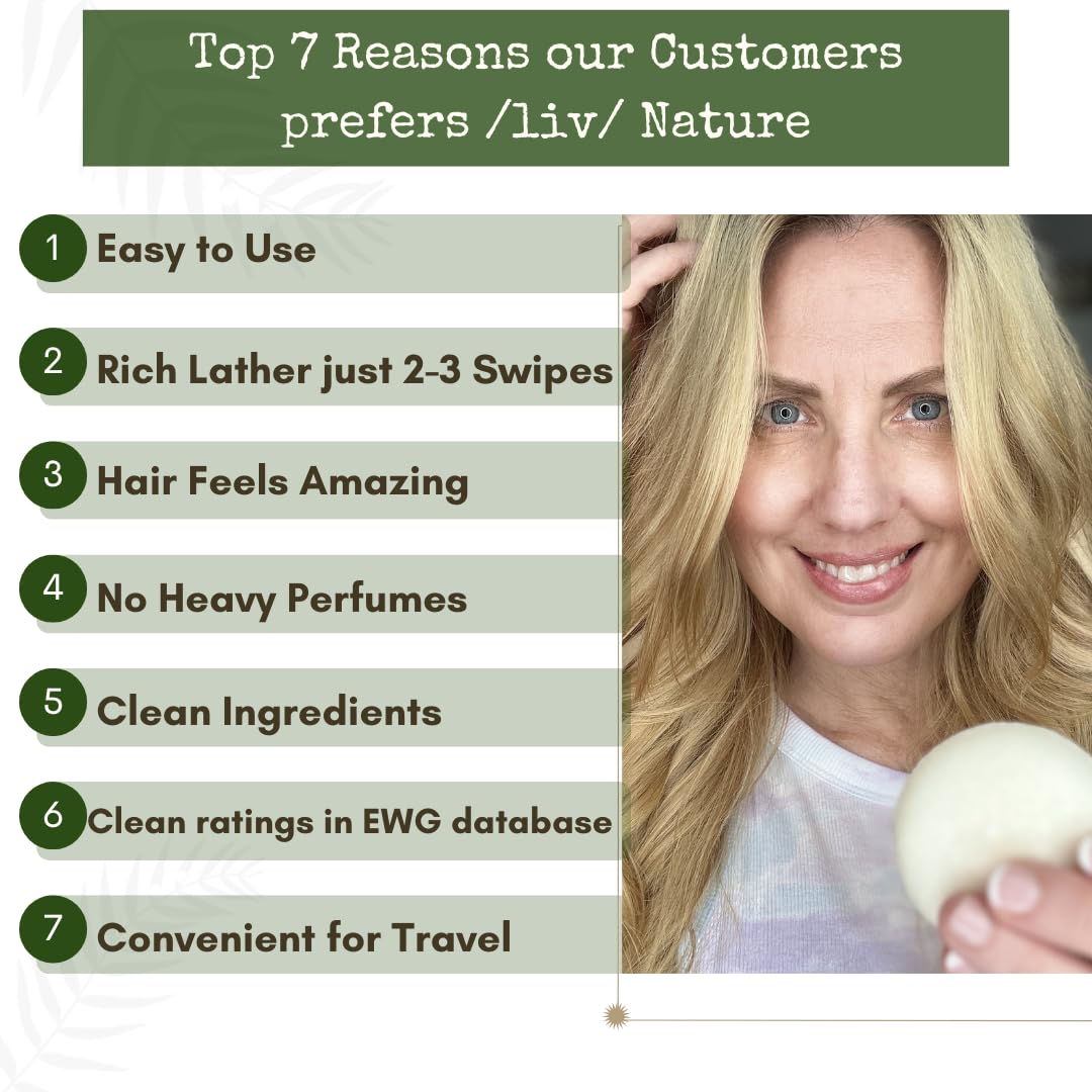 Bar Shampoo | Clean Non Toxic Shampoos | Moisture & Volume | Argan Oil and Sweet Orange & Ylang Ylang Essential Oils | Travel Essentials | Handmade USA- 1pk