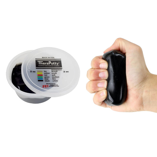 CanDo Theraputty Plus Hand Exercise Putty for Rehabilitation, Exercises, Hand Thearpy, Occupational Therapy, Hand Strengthening, Improve Motor Skills, Stress Relief 3-ounce X-FIRM