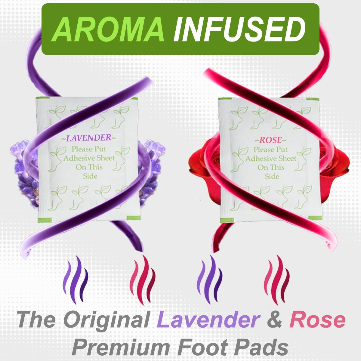 Dr. Entre's Foot Pads: Premium Foot Pads to Feel Better, Sleep Better & Relieve Stress | Effective Organic Lavender & Rose Foot Patches | 10 Pack