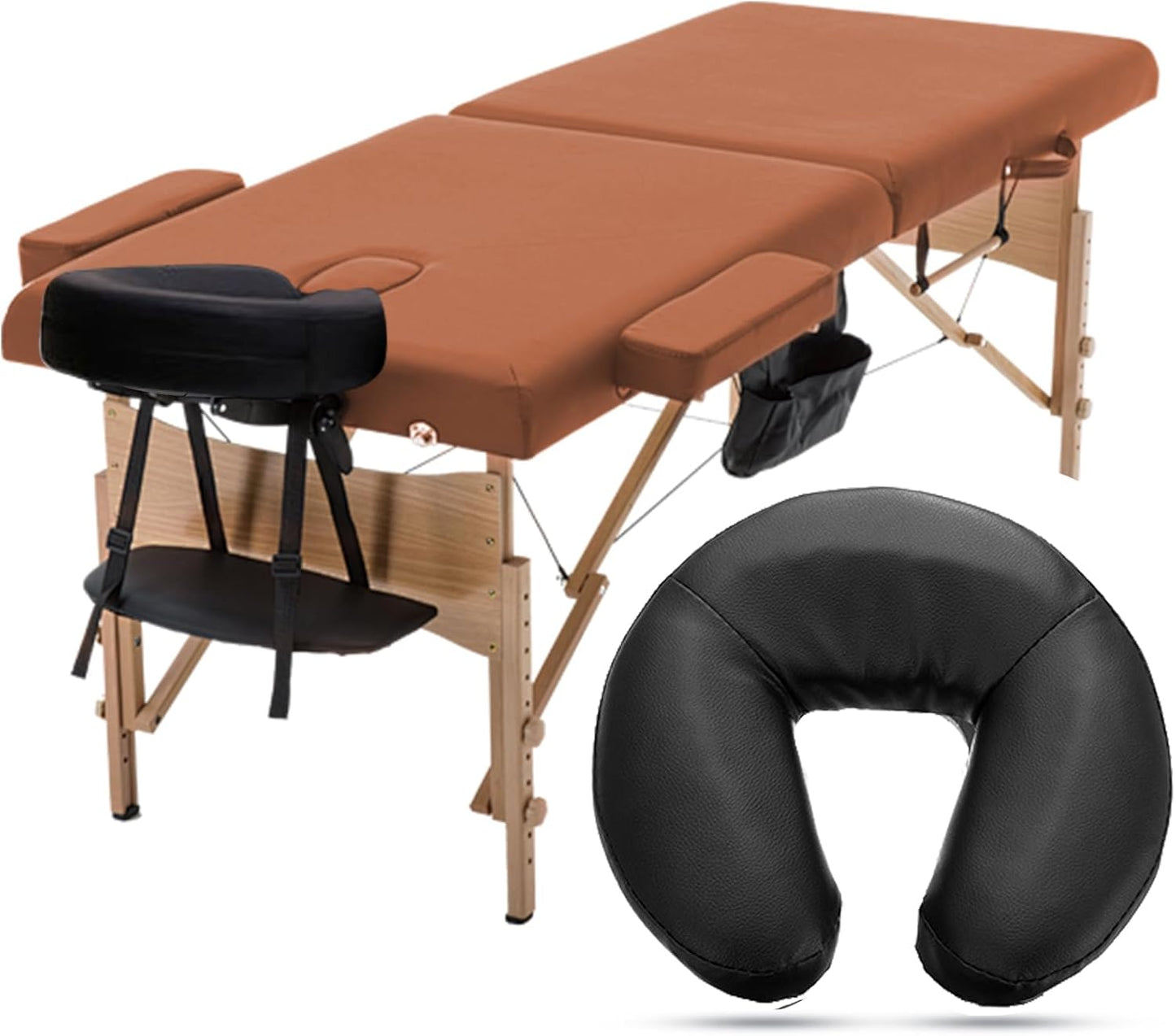 Universal Massage Table Face Cradle & Cushion, Adjustable Massage Chair Spa Bed Headrest & Face Pillow Support, Elastic Memory Foam Face Pillow Set Massage Table Accessories Massage Equipment