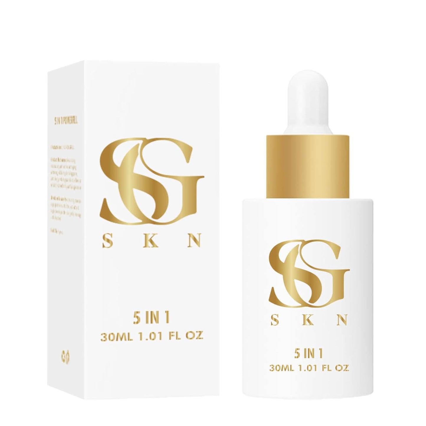 Collagen Serum 5-in-1 Revitalize Your Skin - Collagen Serum for Face Hydrate and Brighten with Vitamin C, E, Hyaluronic Acid and Niacinamide - Collagen Face Serum for Women & Men