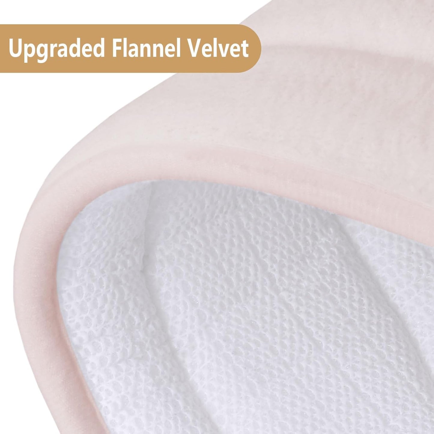 Buganda Memory Foam Bathroom Rug Mat 59x24, Extra Soft and Absorbent Bath Mats, Non-Slip and Machine Washable Bath Rugs for Bathroom Floor,Tub and Shower, Light Pink