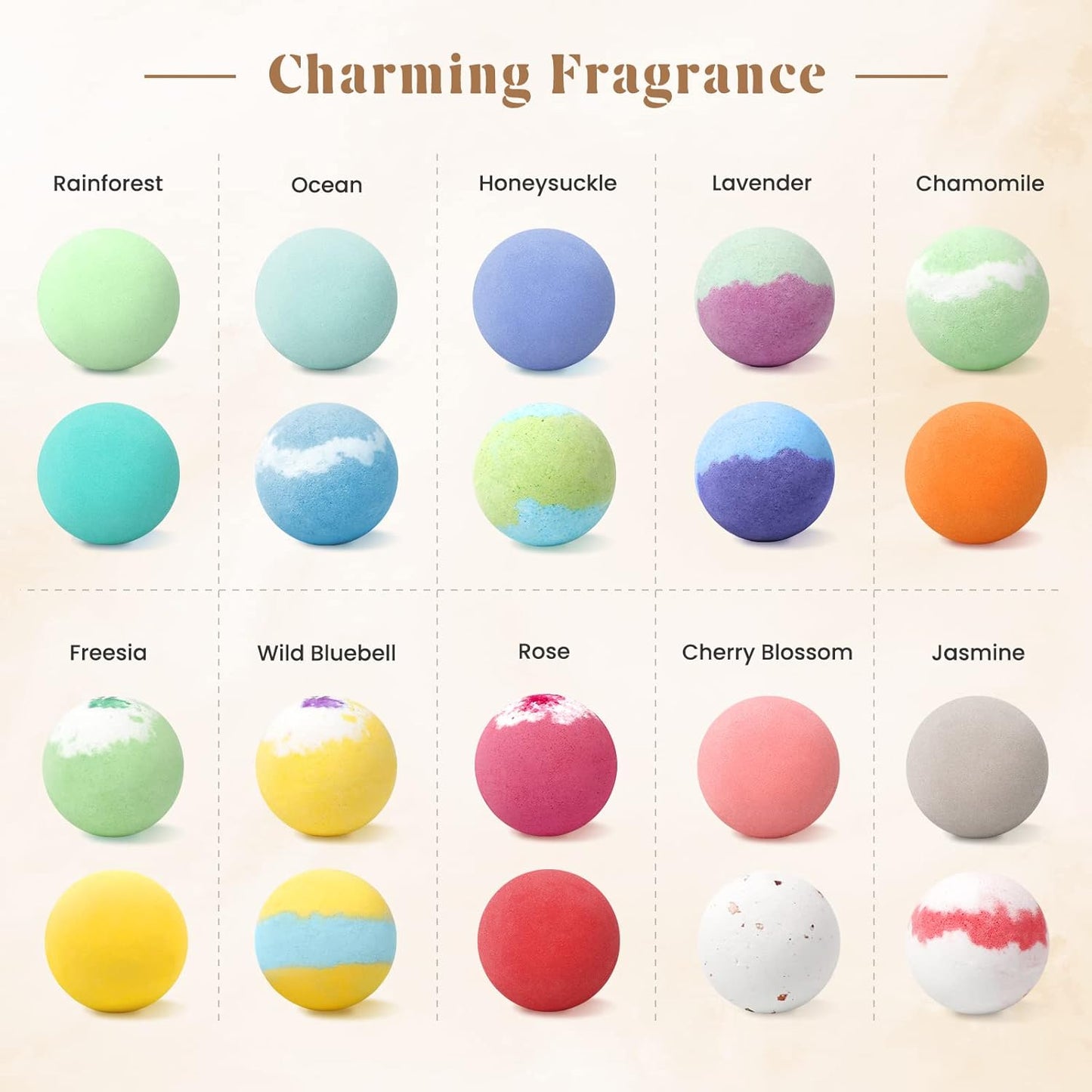 Bath Bombs Set, 40 pcs Natural Shea Butter & Safe Oil Bath Bomb for Skin Moisturizing, Handmade Bubble Bath & Fizzy, Ideal Presents for Women (2 Sets)