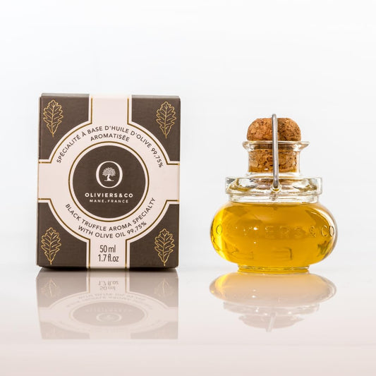 Black Truffle Olive Oil By Oliviers & Co | Exceptional Flavor Enhancement | Versatile And Easy To Use | Used By 5-Star Restaurants | 1.7 Fl Oz