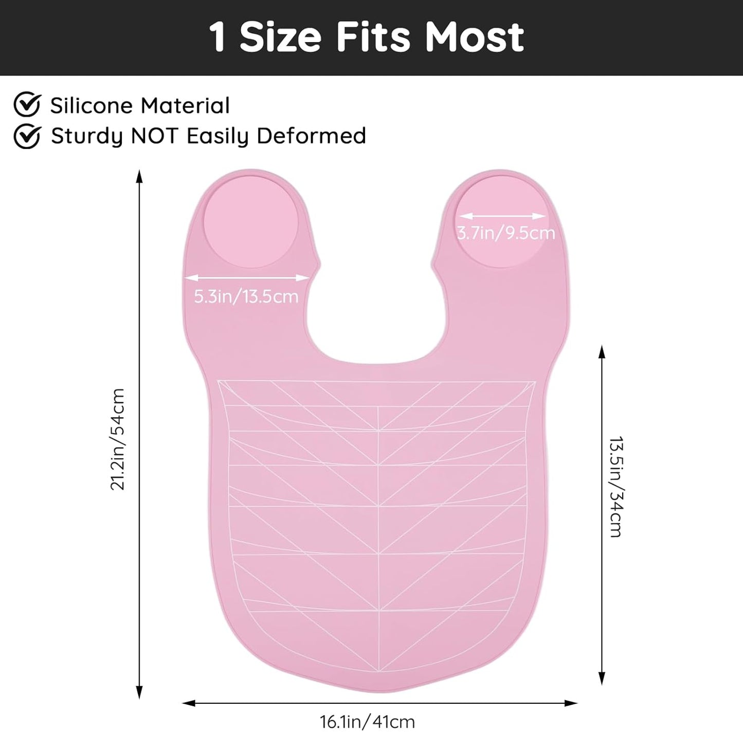 Segbeauty Hair Cutting Guide Mat Pink, Longer Silicone Waterproof Cutting Mat for Barber Shop Salon, Professional Salon Hair Cutting Mat with Guidelines Weighted Neck Wrap for Hair Stylist