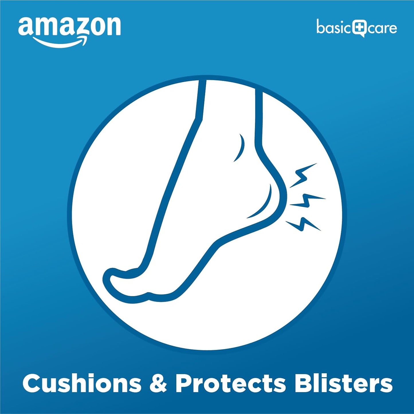 Amazon Basic Care Extreme Hydrocolloid Gel Blister Cushion Bandages, 1.65 in x 2.67 in, 10 ct