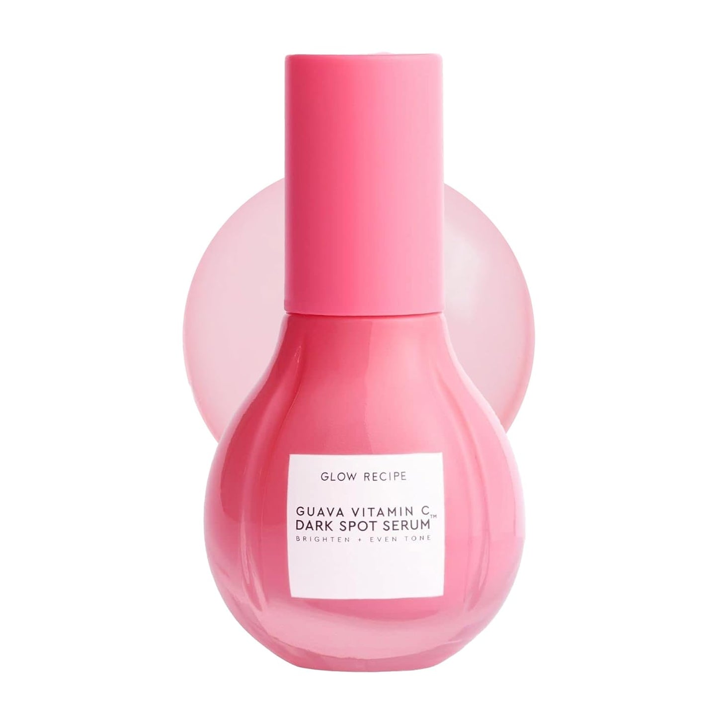 Glow Recipe Guava Vitamin C Serum for Sensitive Skin - Moisturizing, Brightening & Vegan Korean Skin Care Face Serum for Dark Spots, Even Tone & Redness - Tranexamic, Ferulic Acid & Vitamin E (30ml)