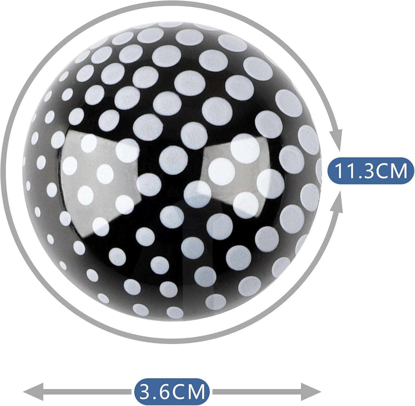 Knixmax Sneaker Deodorizer Shoe Freshener Balls, Gym Bags Lockers Car Air Fresheners, Boot Deodorant Balls Odor Eater Shoe Deodorizers 6 Packs Fresh Linen Black White