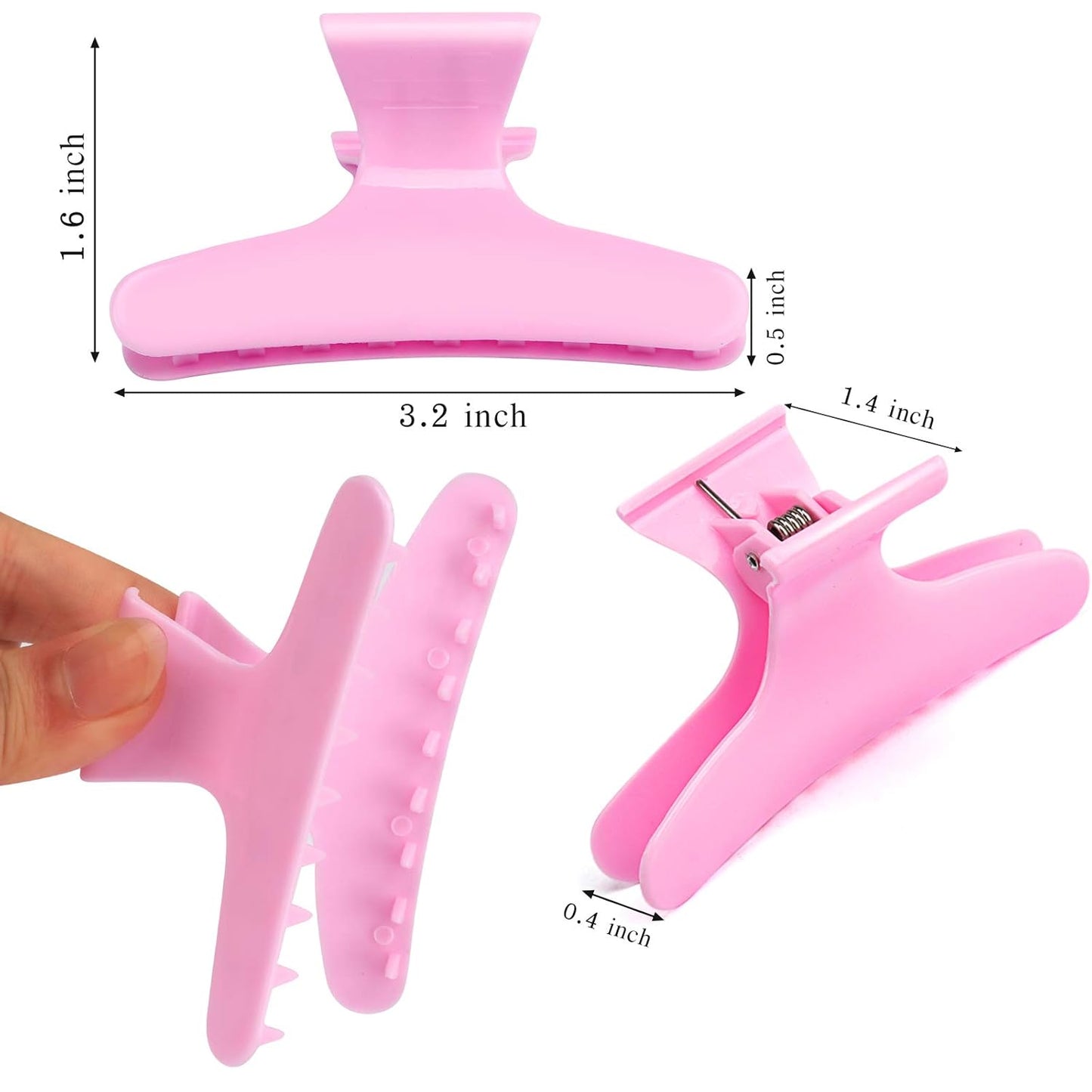 Ondder Hair Clips - Butterfly Clamps Claws for Salon Pro Cutting, Coloring, and Styling - Hair Accessories for Women