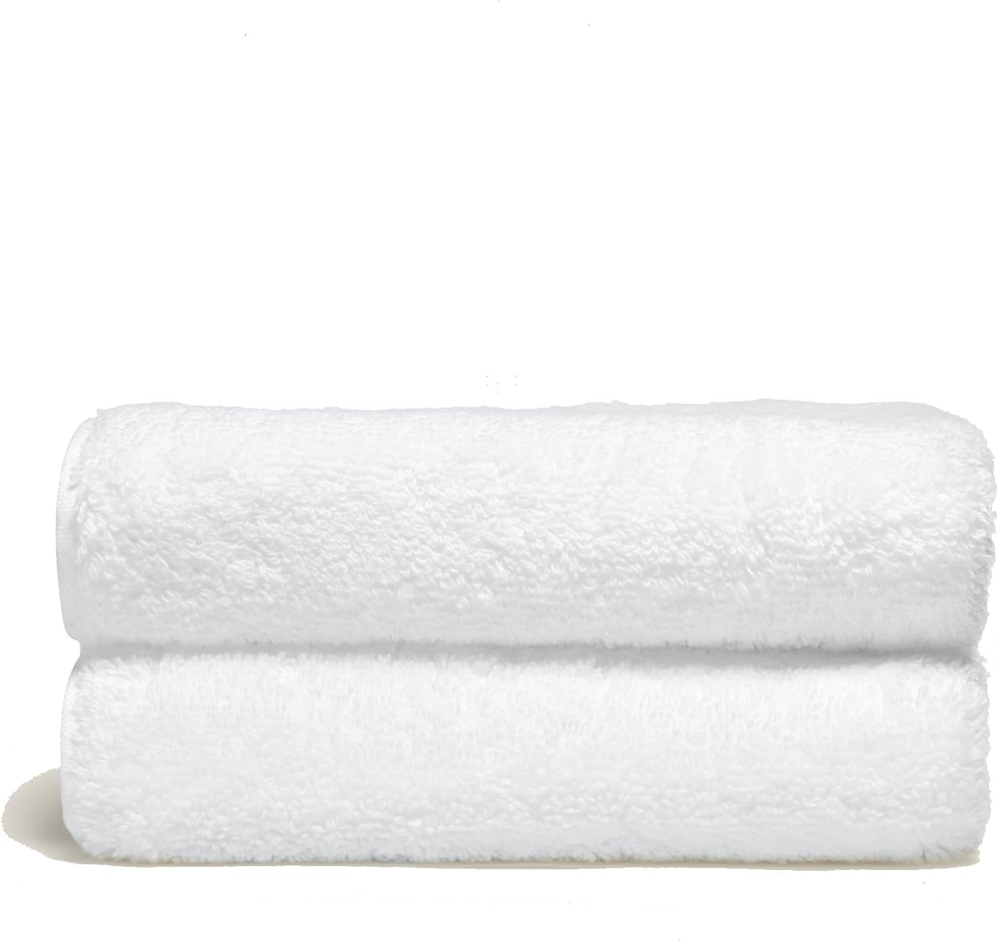 Italic Ultraplush 100% Australian Cotton Hand Towels - Set of 2 Luxury Hand Towels, Ultra Soft and Highly Absorbent 800GSM Towels for Bathroom,Shower, Hotel, and Spa (White)