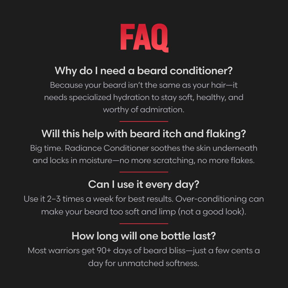 The Beard Struggle Eddie Hall Beast Line Radiance Beard Conditioner for Men - Ragnarok Rising Signature Scent - Deep Conditioning for Soft, Strong Beards - 8 fl oz