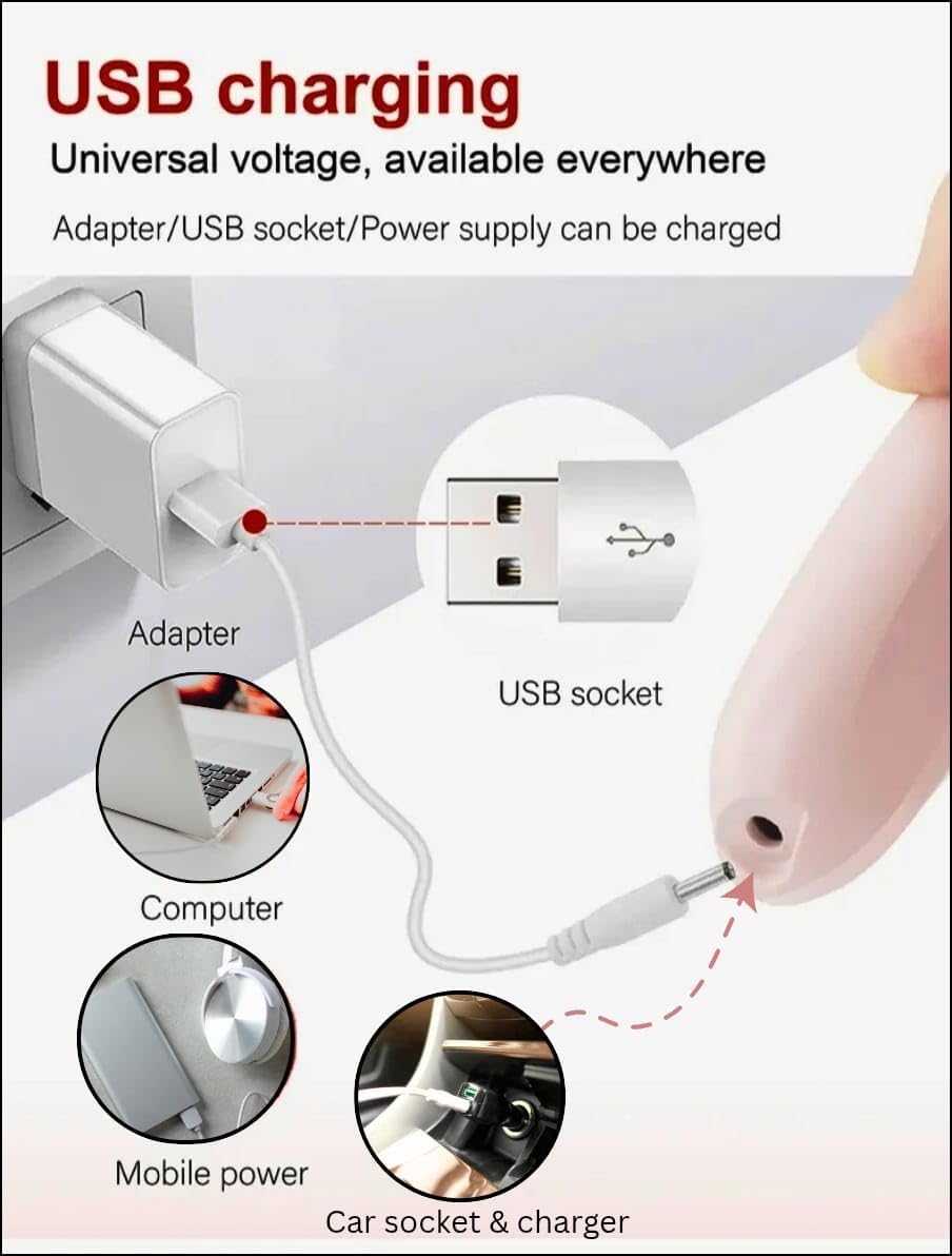 Electric Foot Callus Remover – Strongest Callus Remover for Feet, Rechargeable Pedicure Tool for Dry Heel Skin Remover, Home Spa Use - New Version (Amazon Exclusive)