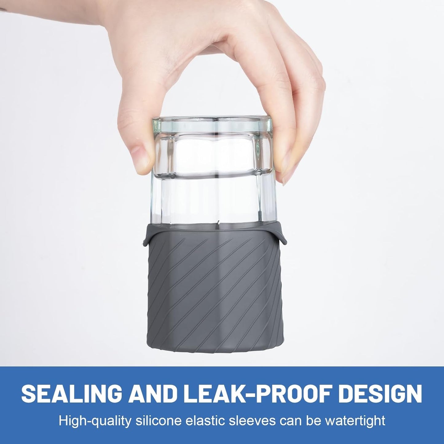 Bottle Covers for Travel, Elastic Sleeves for Leak Proofing, Silicone toiletry Containe sleeves, Leak Locks Travel Accessories for Shampoo Conditioner Wash Body Bottles (16pack)