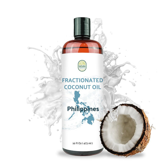 Fractionated Coconut Oil - Sourced Directly from our Farm Partner in the Philippines - Carrier Oil for Diluting Essential Oils, Body, Hair, and Skin Moisturizer - (16oz)