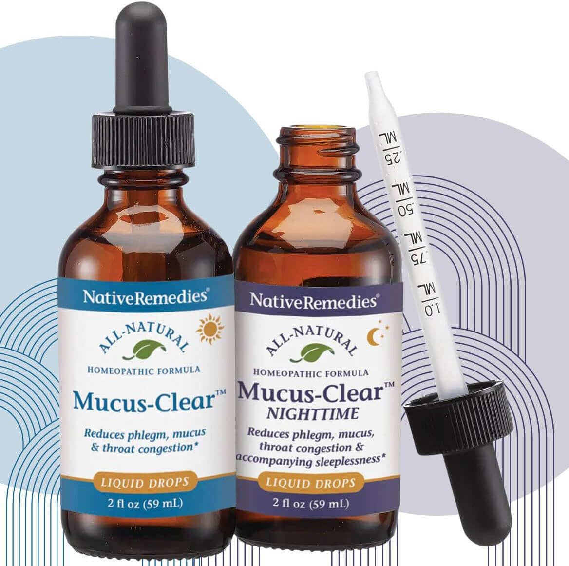 Native Remedies Complete Mucus-Clear ComboPack for 24 Hour Relief of Mucus & Phlegm Congestion