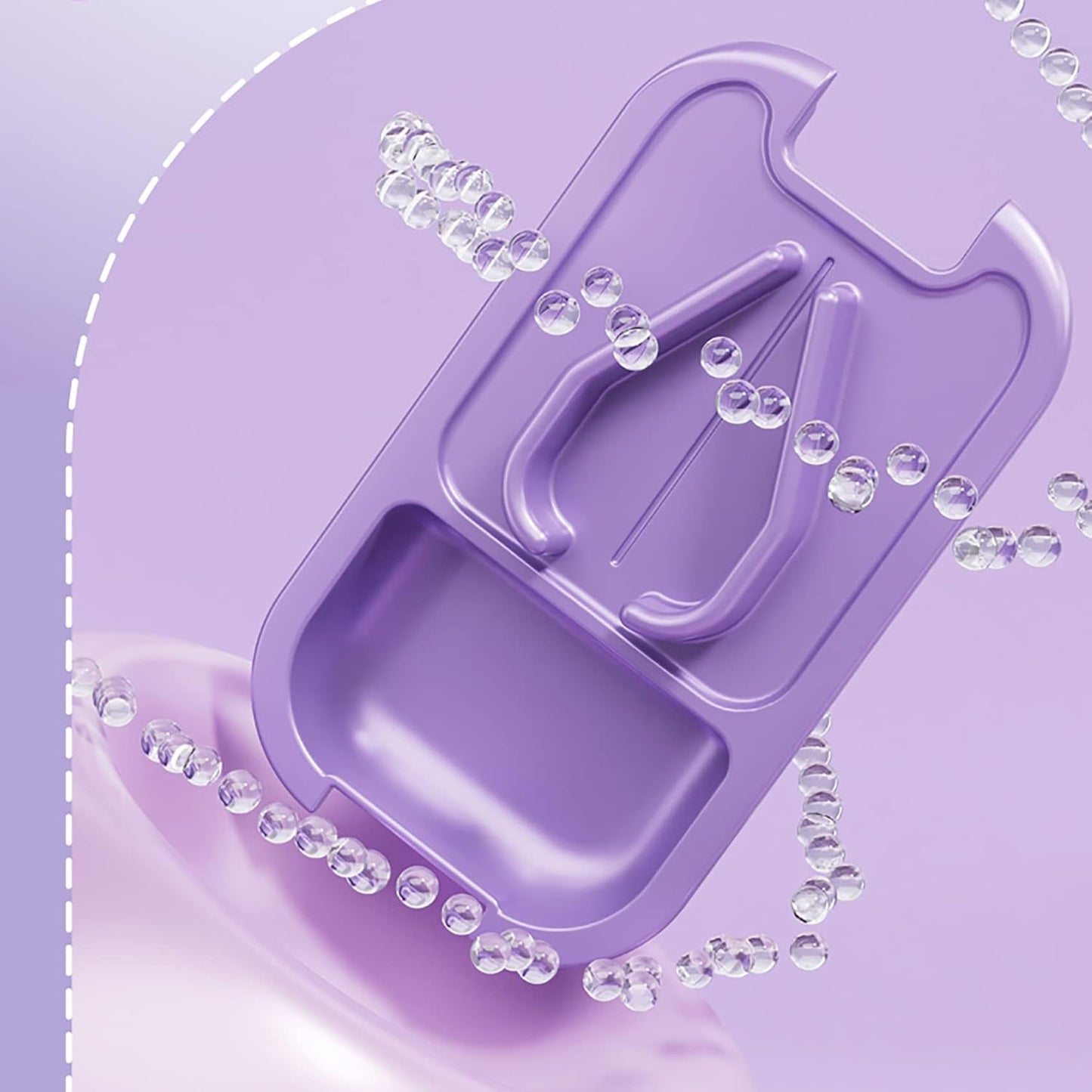 DUBSTAR Small Pill Cutter, Pill Cutter Splitter for Small and Tiny Pills, Portable Pretty Pill Cutters for Large Pills, Cuts Vitamins Tablets for Purse Pocket (Pill Cutter, Purple)