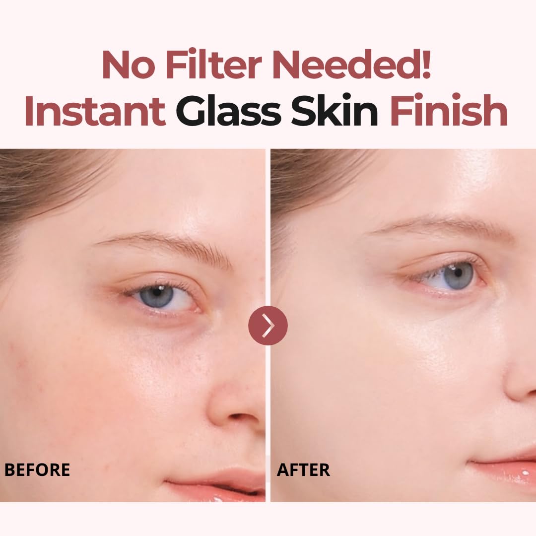 milktouch Cushion Foundation, 24H Flawless Skin, Radiant Shine, No Oxidation, Long-Lasting, Non-Creasing, 60% Hydrating Skincare Infused Korean Foundation, Valentines Gifts (25C Ginger)