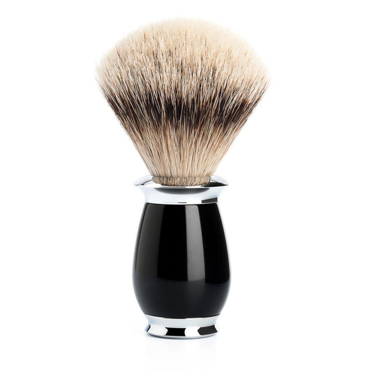 MÜHLE Purist Karelian Masur Birch Silvertip Badger Shaving Brush