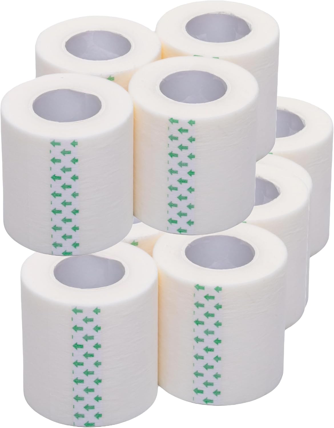 Paper Medical Tape with Dispenser 2"x10 Yards for Medical First Aid [10 Rolls + Dispenser] Lightweight Breathable Microporous Adhesive Latex Free Hypoallergenic Bandage and Wound Dressing Tape (10)