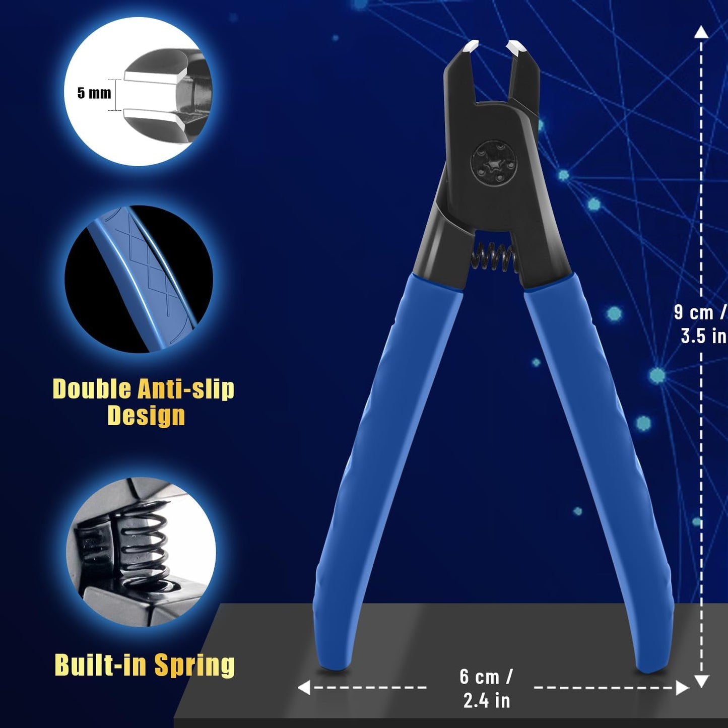 Professional Ultra Sharp Nail Clippers for Thick Finger & Toenails - Long Handle, Suitable for Men, Women & Seniors