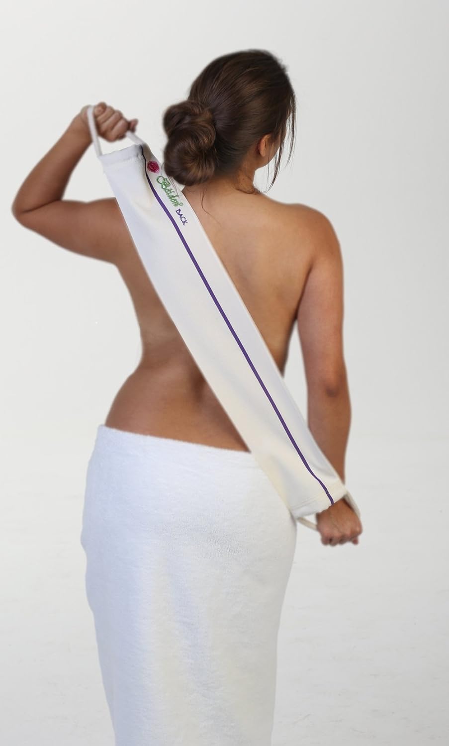 Baiden Exfoliator System-Best Firming Face Body & Back Scrub Mitts-Remove Blackheads, Dry Skin, Wrinkles, Cellulite, Controls Acne-Top Facial Lips Eyelids Treatment-Circulation and Collagen Boosting