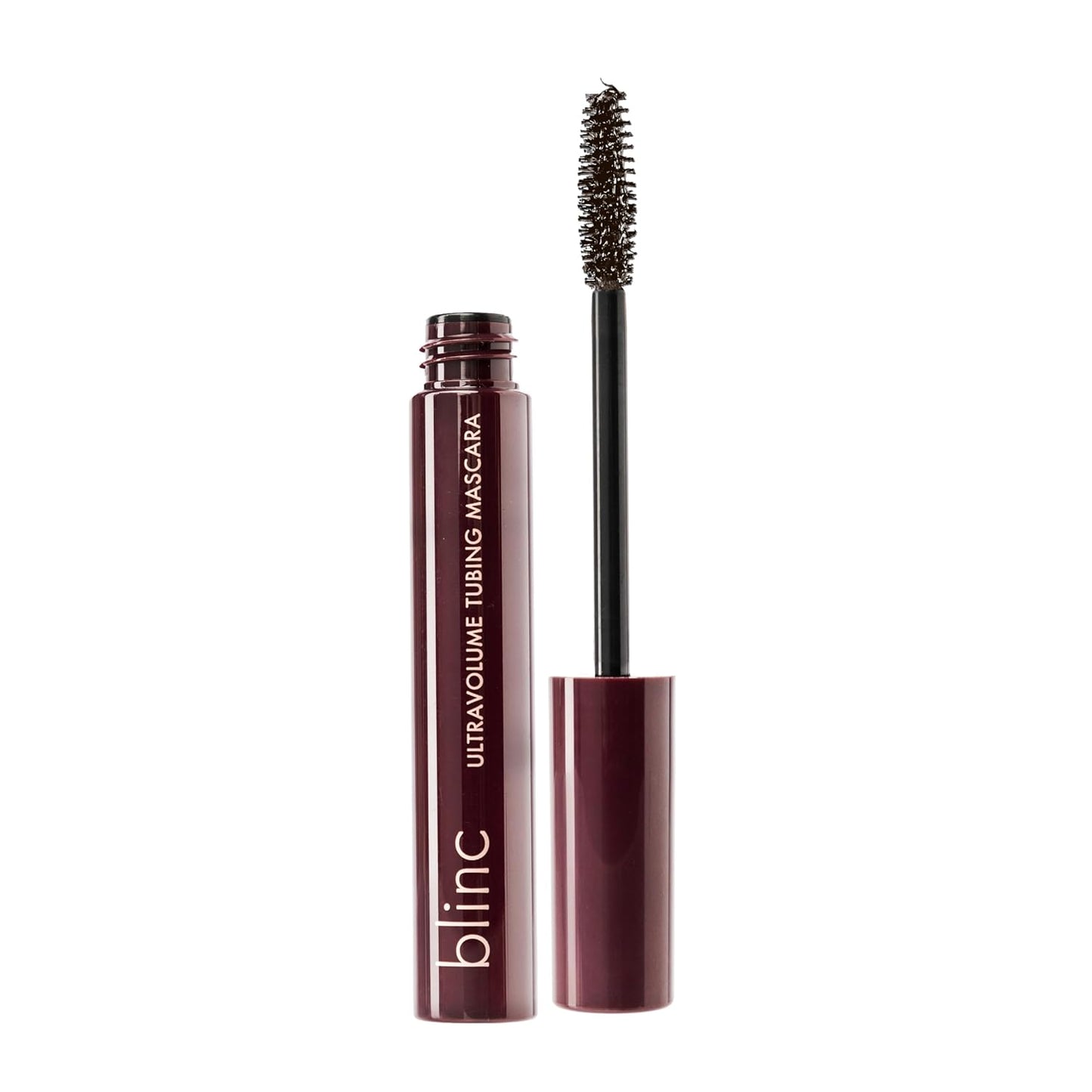 Blinc UltraVolume Tubing Mascara, Volumizing, Lengthening and Curling Mascara, Ultra-Longwearing Washable, Clean, Vegan and Cruelty-Free, 9mL / 0.30 Fl Oz (Dark Brown)