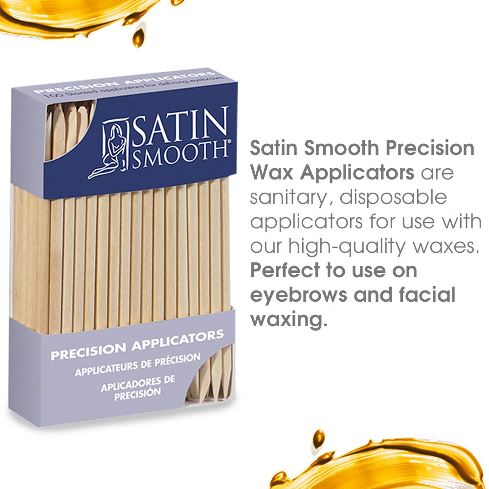 Satin Smooth Precision Applicators 100 ct x 2 packs
