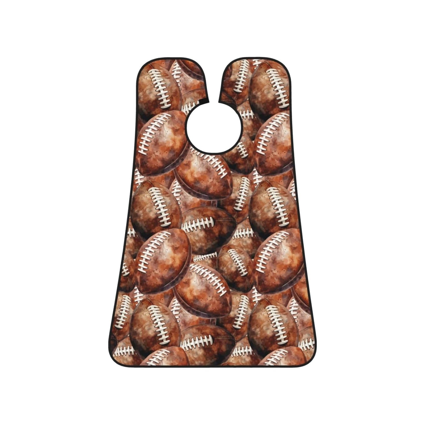 Football Beard Bib Apron, Beard Hair Catcher For Men Shaving, Waterproof With Suction Cups